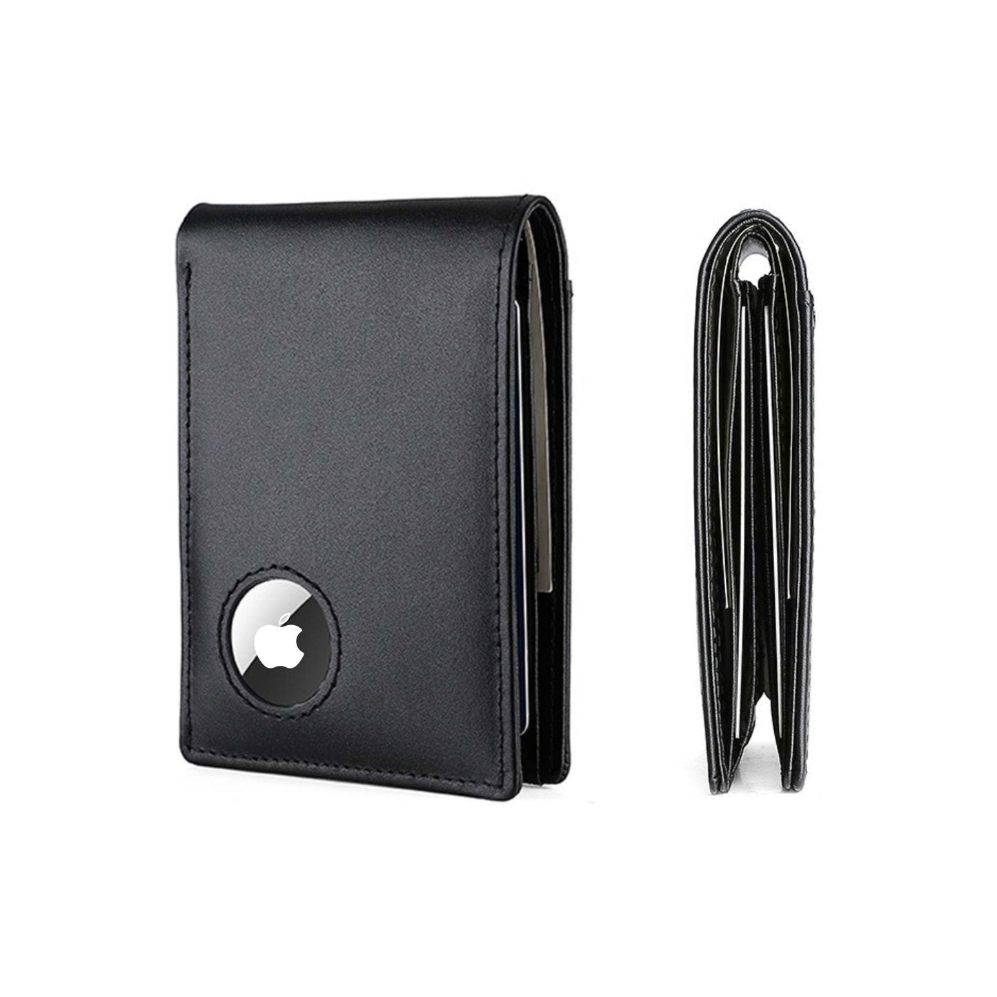 Genuine Leather AirTag Wallet