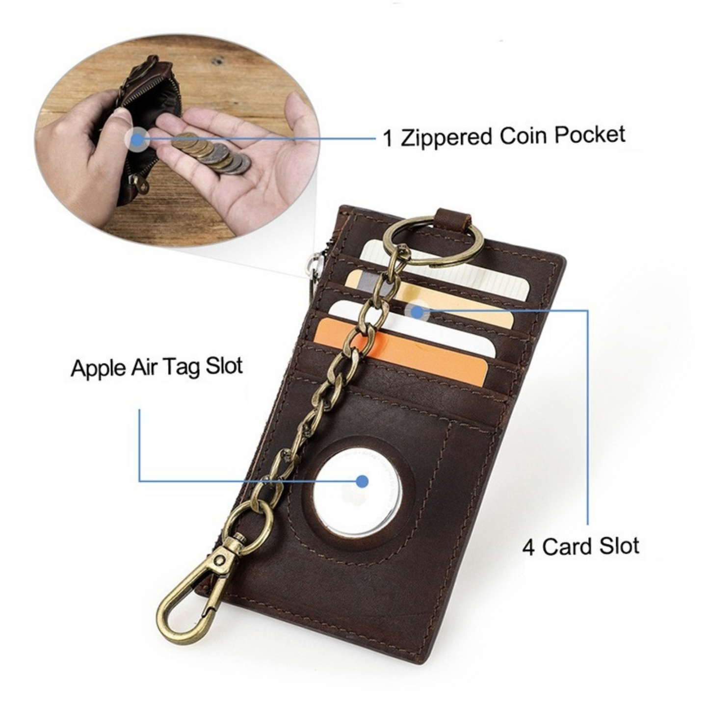 AirTag Credit Card Wallet