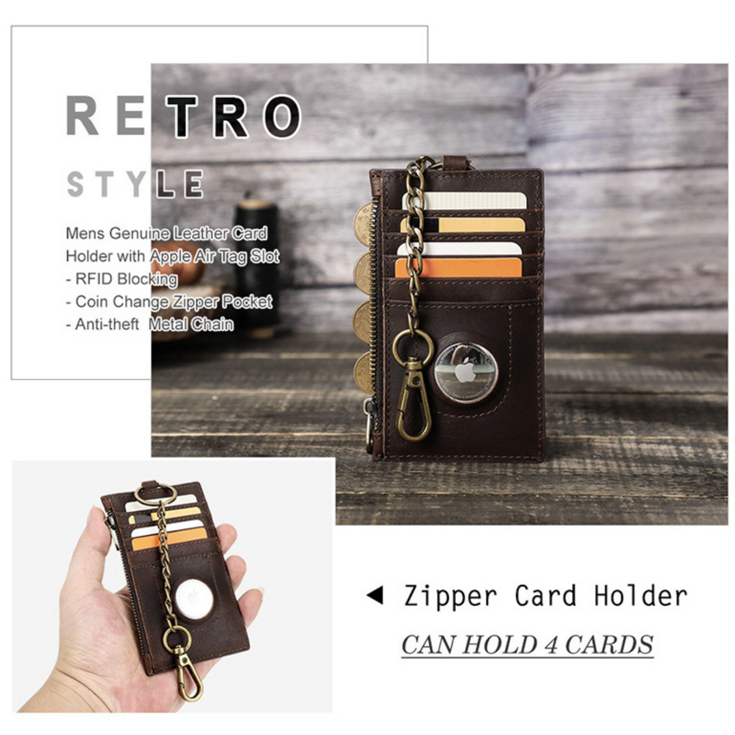 AirTag Credit Card Wallet