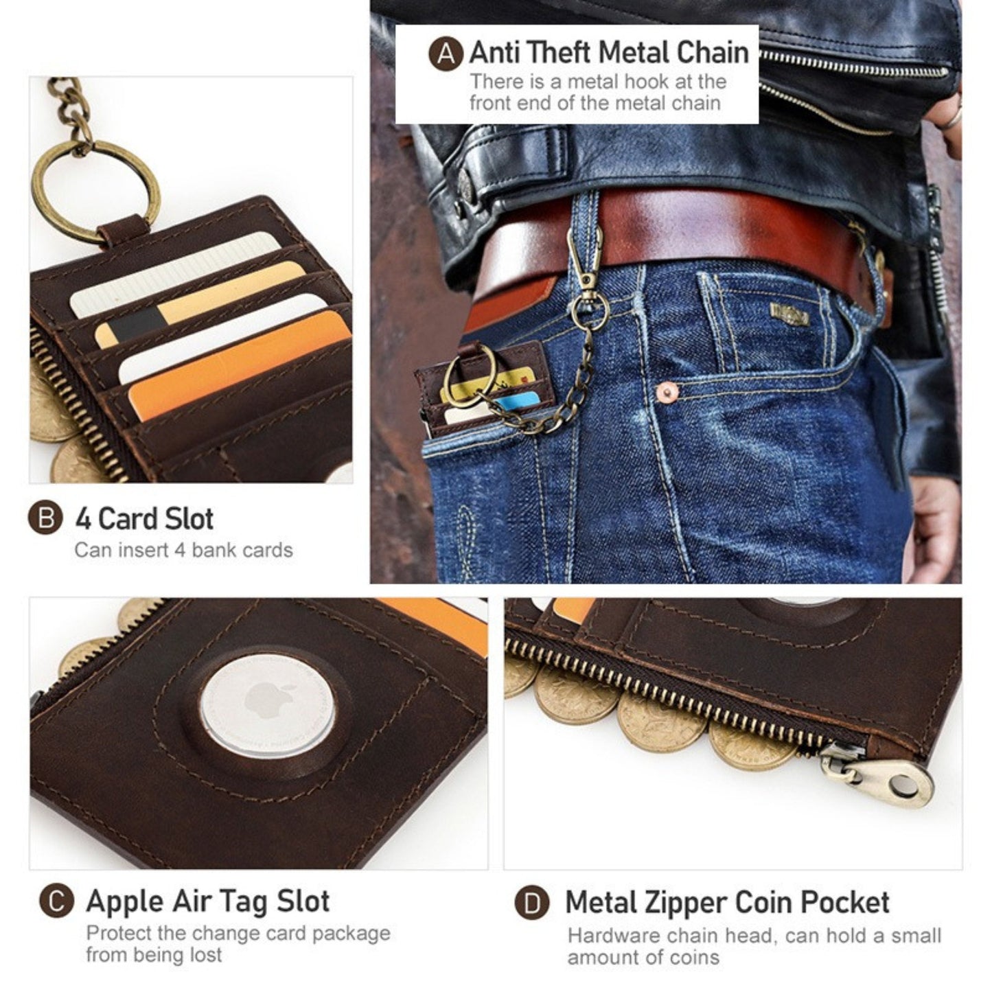 AirTag Credit Card Wallet